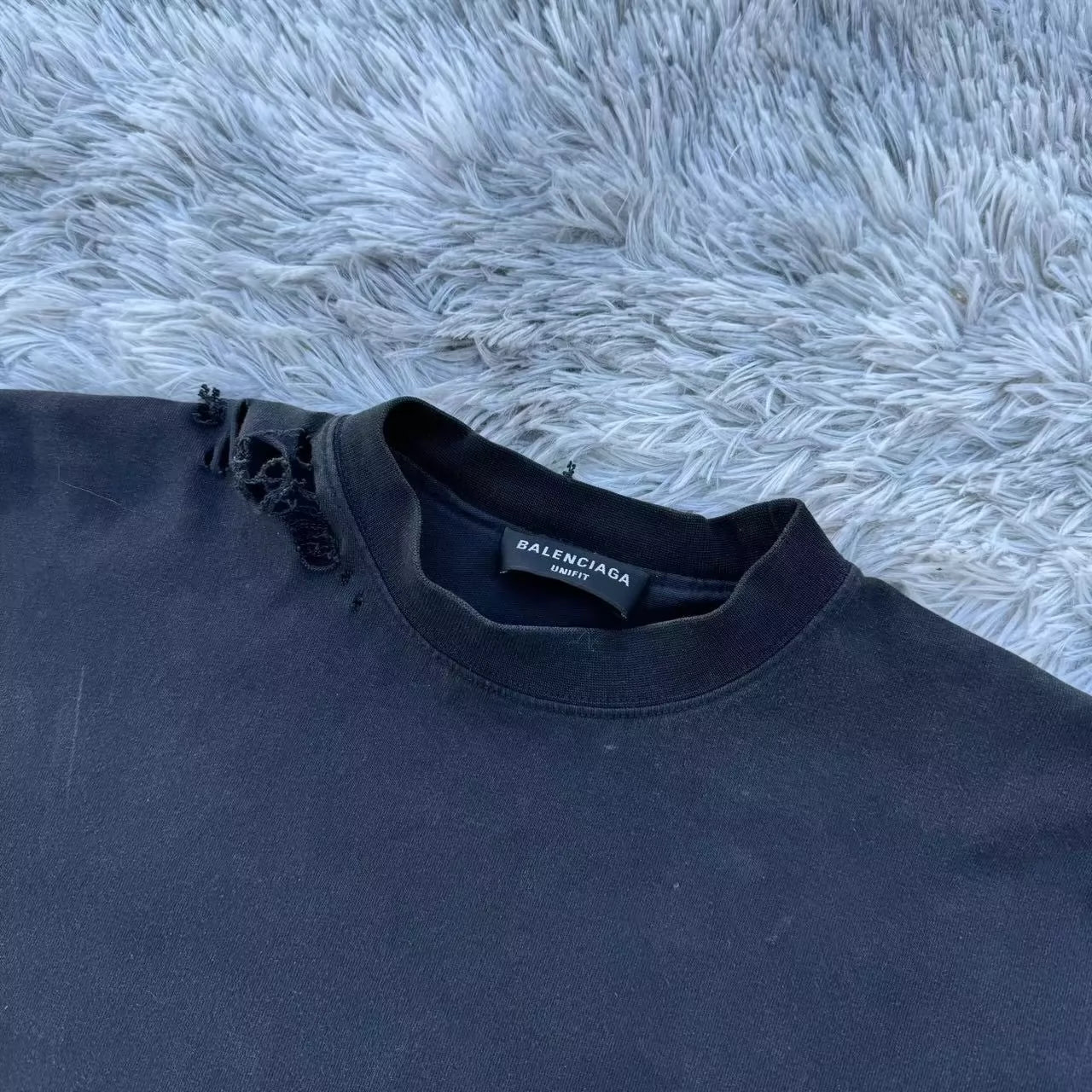 Balenciaga 3b sports destroys short sleeves