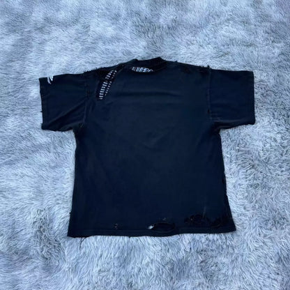 Balenciaga 3b sports destroys short sleeves