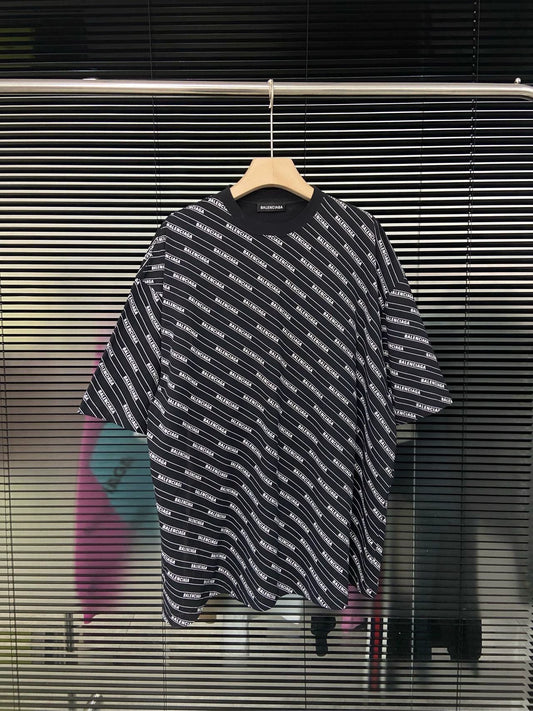 Balenciaga printed barrage logo short sleeved shirt