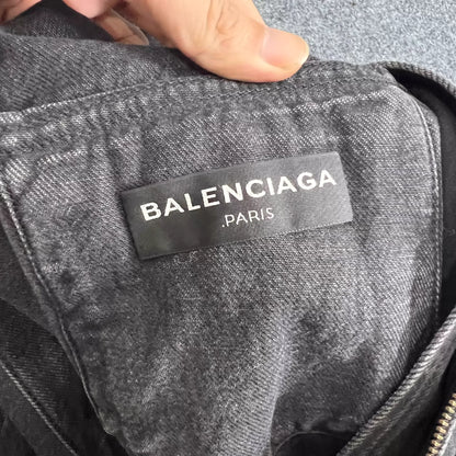 Balenciaga Show off denim jacket