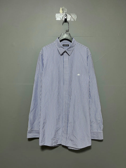 Balenciaga striped buckle shirt