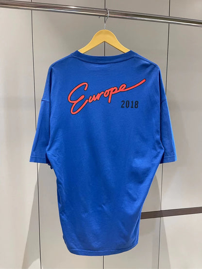 Balenciaga Signature Europe Short sleeved T-shirt