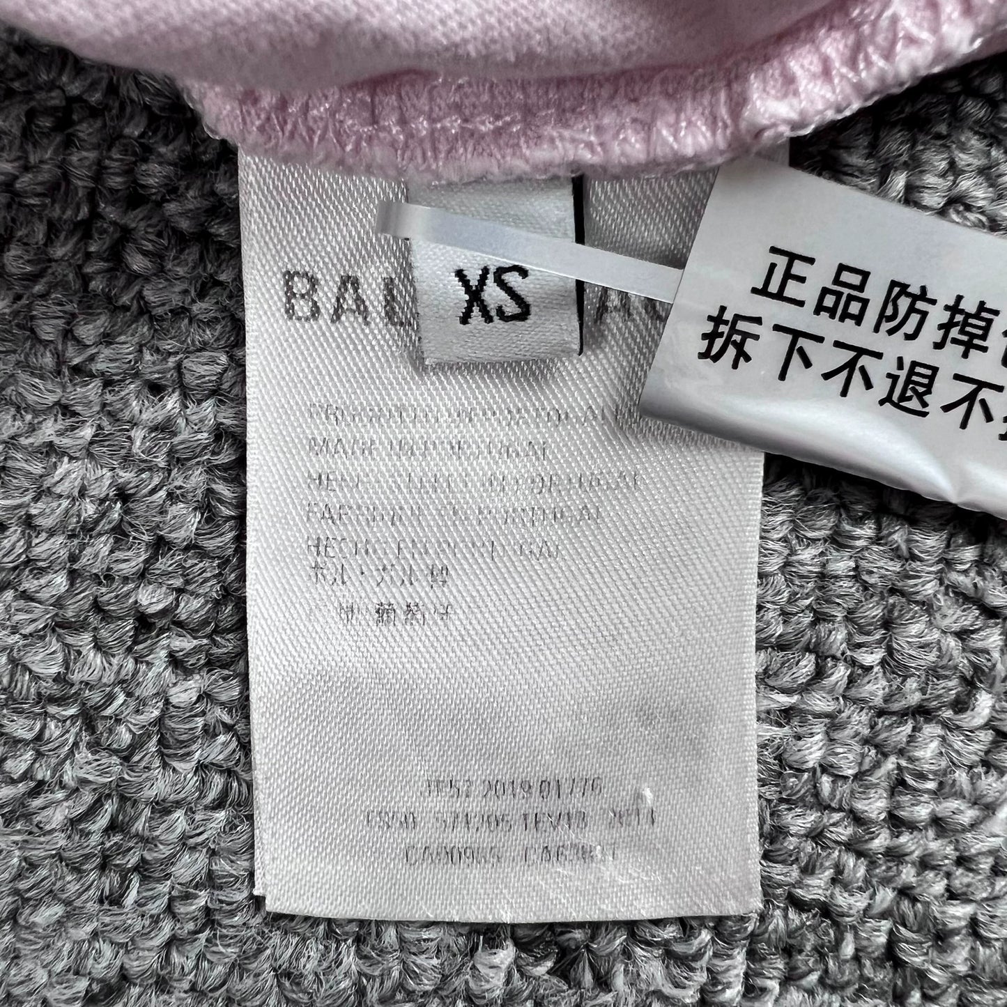 Balenciaga Pink Logo Short Sleeve