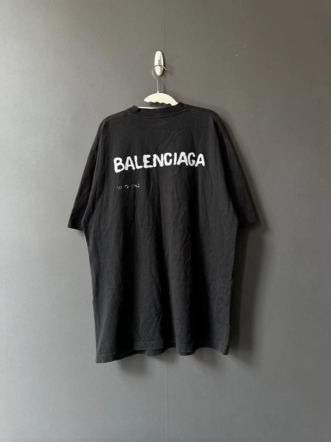 Balenciaga graffiti short sleeved shirt