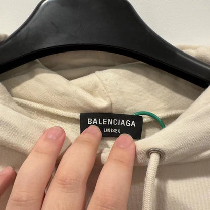 Balenciaga Double Hook Embroidered Hoodie