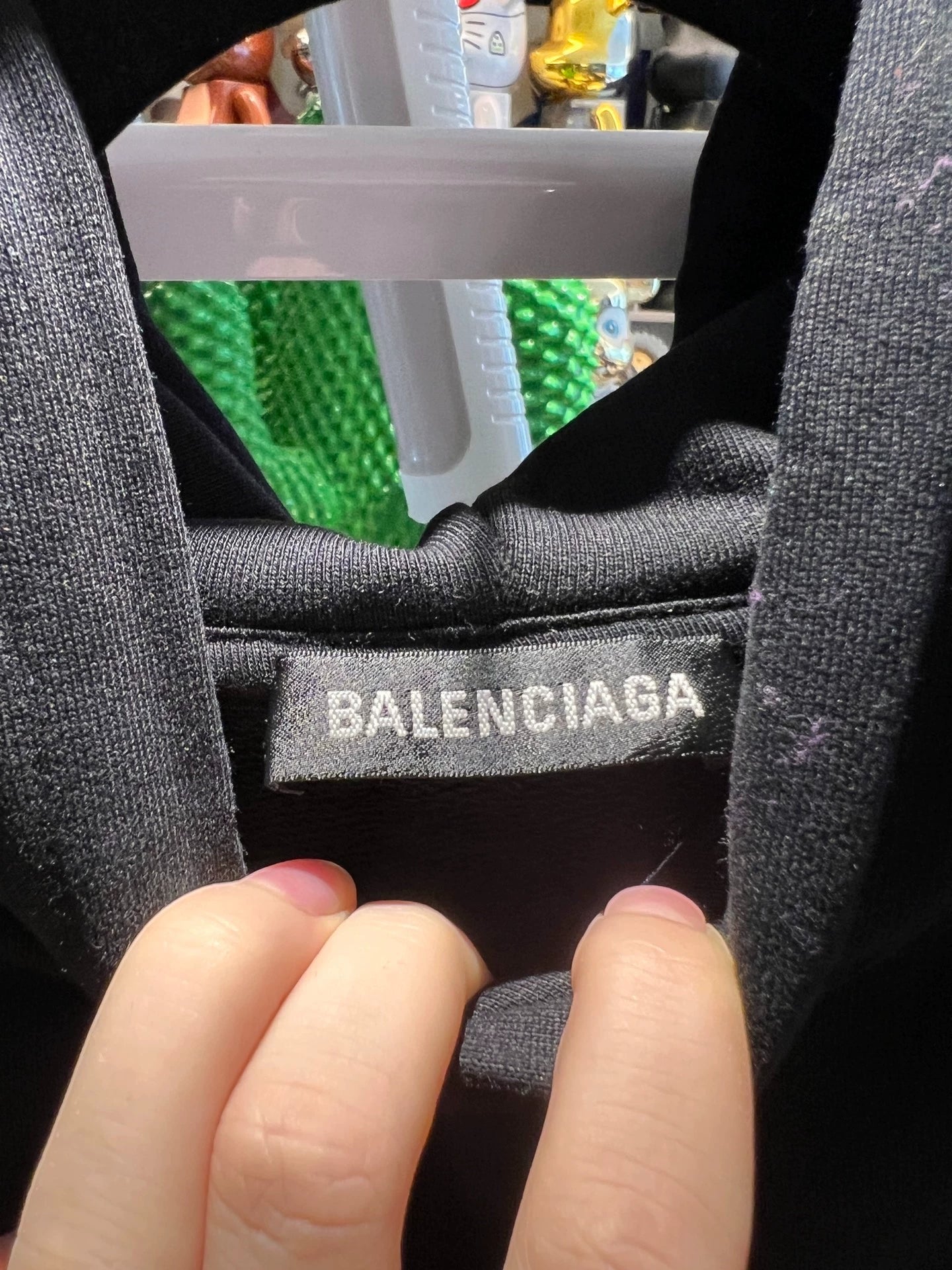 Balenciaga Black Lock Hoodie