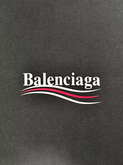 Balenciaga Classic Cola Wave Logo Printed Hoodie