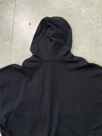 Balenciaga underlined logo letter black hoodie