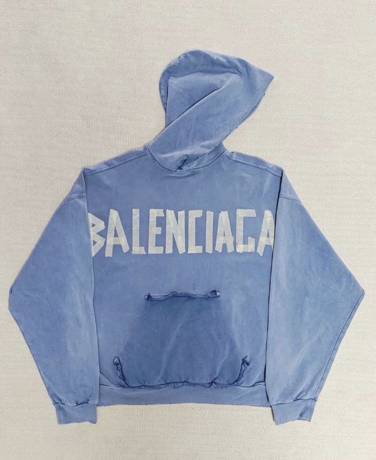 Balenciaga 24ss Haze Blue Sweatshirt - DMC