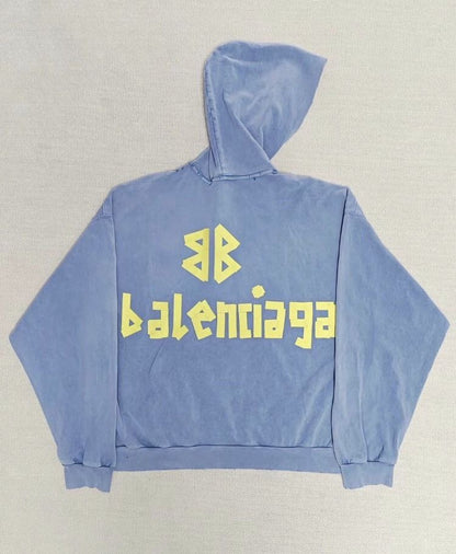 Balenciaga 24ss Haze Blue Sweatshirt - DMC