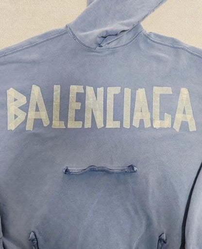 Balenciaga 24ss Haze Blue Sweatshirt - DMC