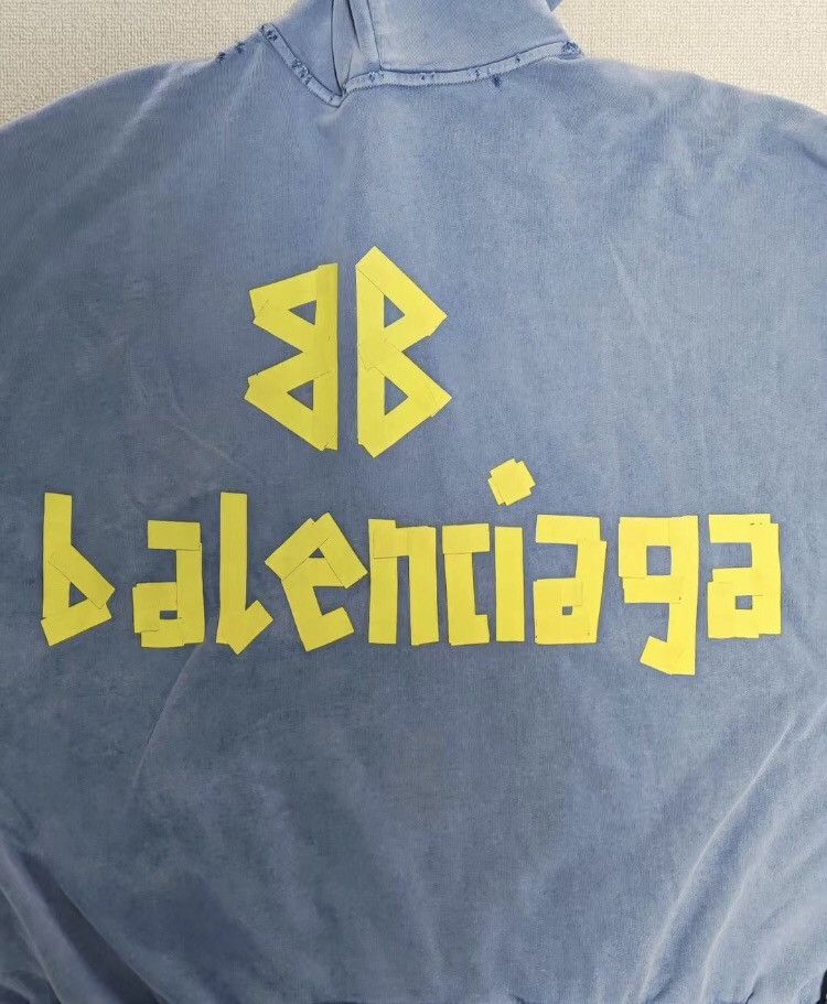 Balenciaga 24ss Haze Blue Sweatshirt - DMC