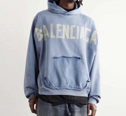 Balenciaga 24ss Haze Blue Sweatshirt - DMC