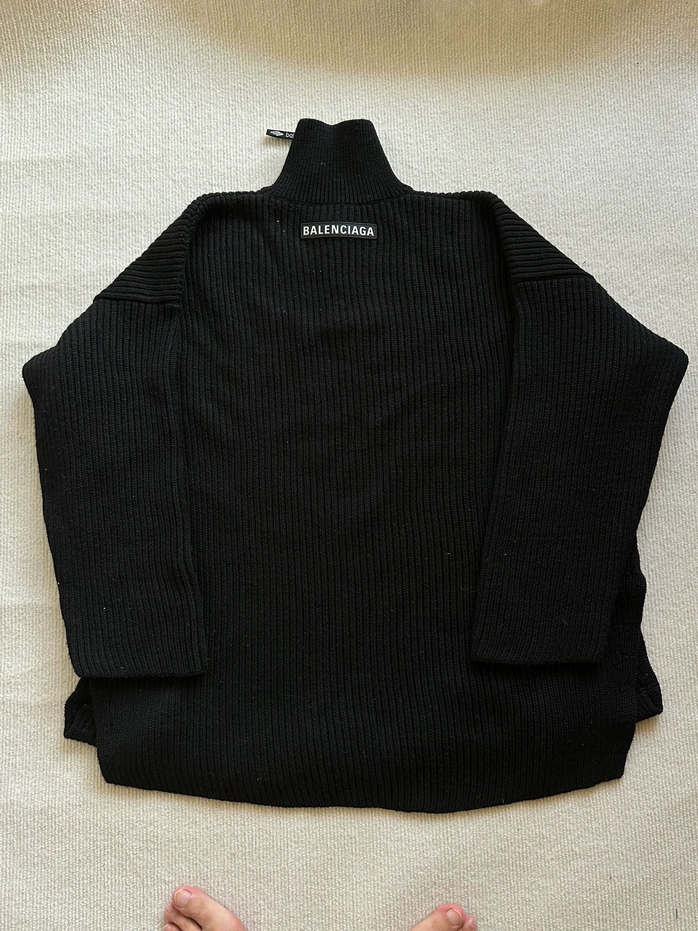 Balenciaga new skiing technology half zip jacket