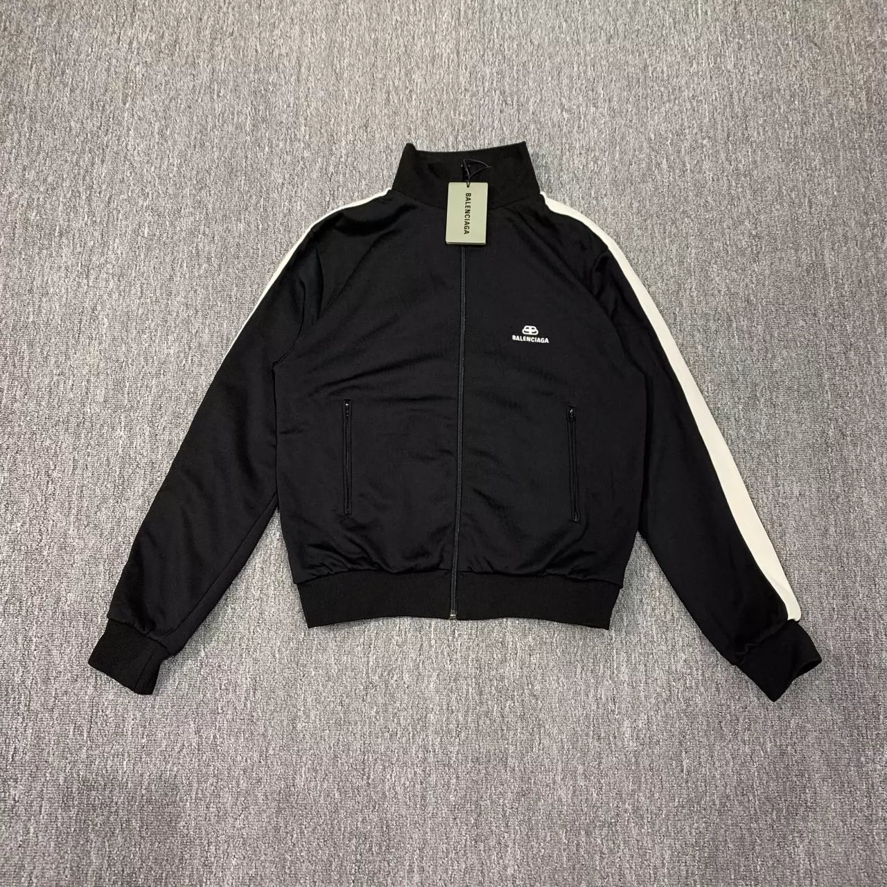 Balenciaga black buckle jacket