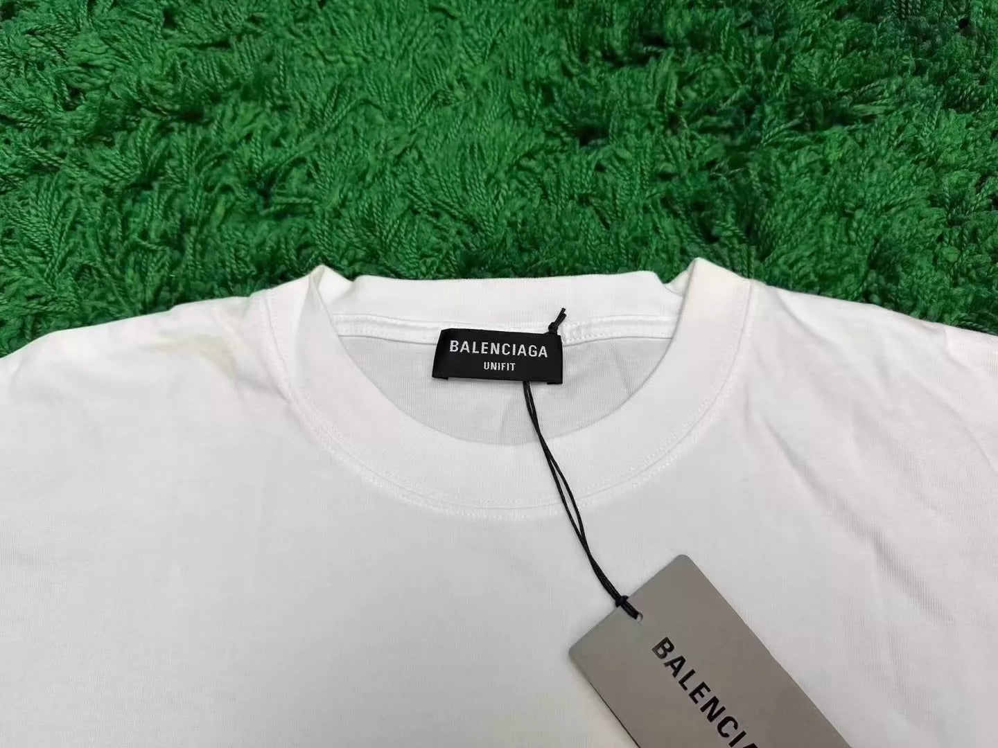 Balenciaga Architecture Letter White Printed Short Sleeve