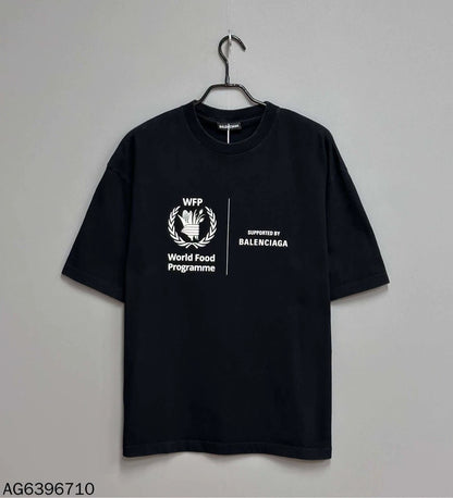 Balenciaga Wfp grain logo short sleeved shirt