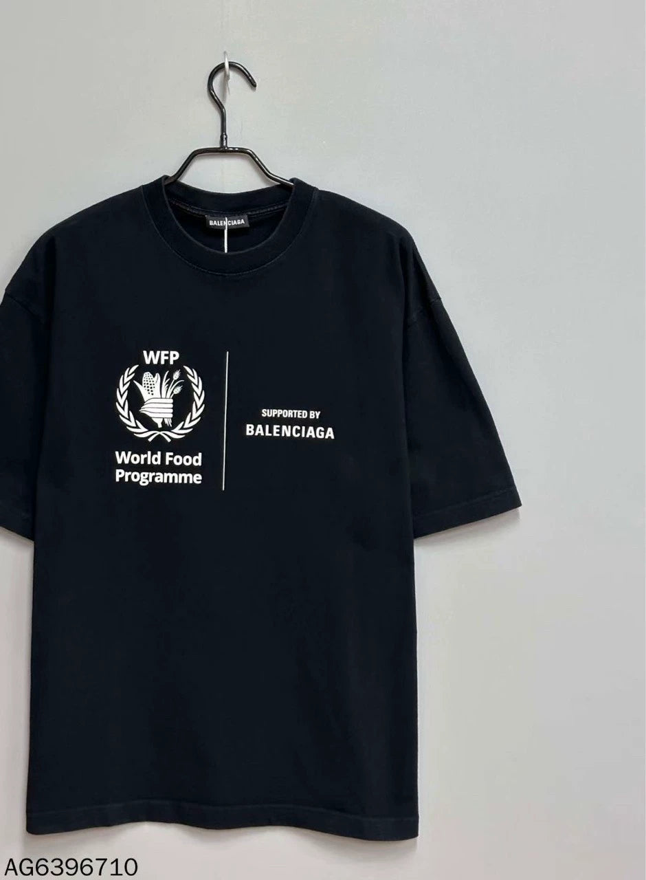 Balenciaga Wfp grain logo short sleeved shirt