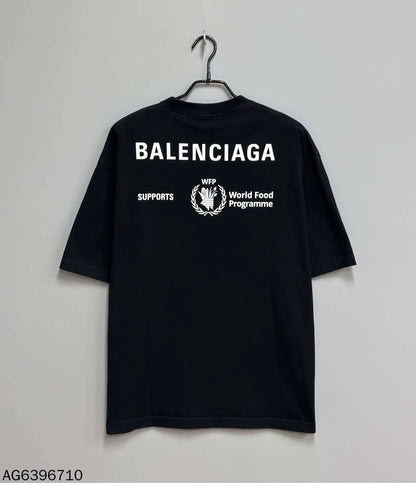 Balenciaga Wfp grain logo short sleeved shirt