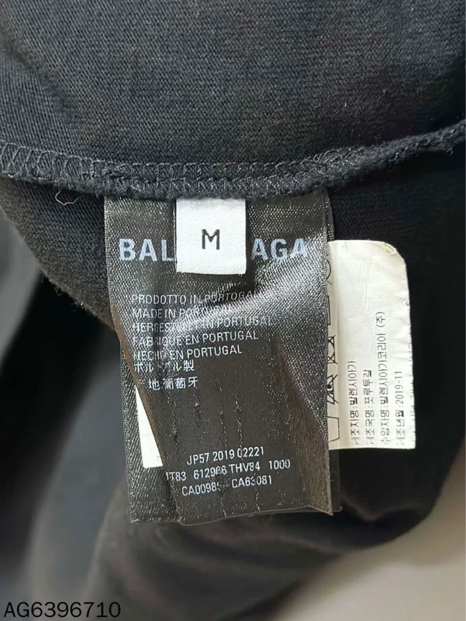 Balenciaga Wfp grain logo short sleeved shirt