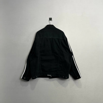 Balenciaga collaboration Adidas black denim jacket