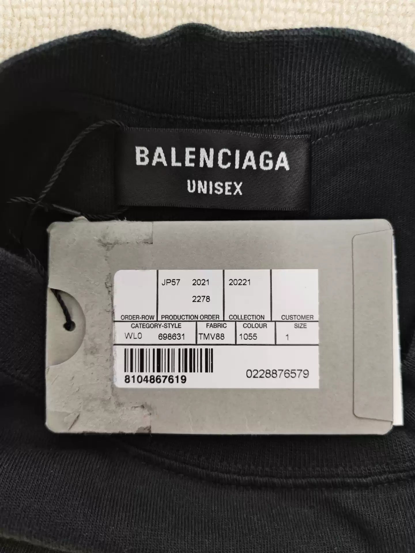 Balenciaga 22FW Lost Video Tape Shoulderpad Sportyb Showcase Jacket