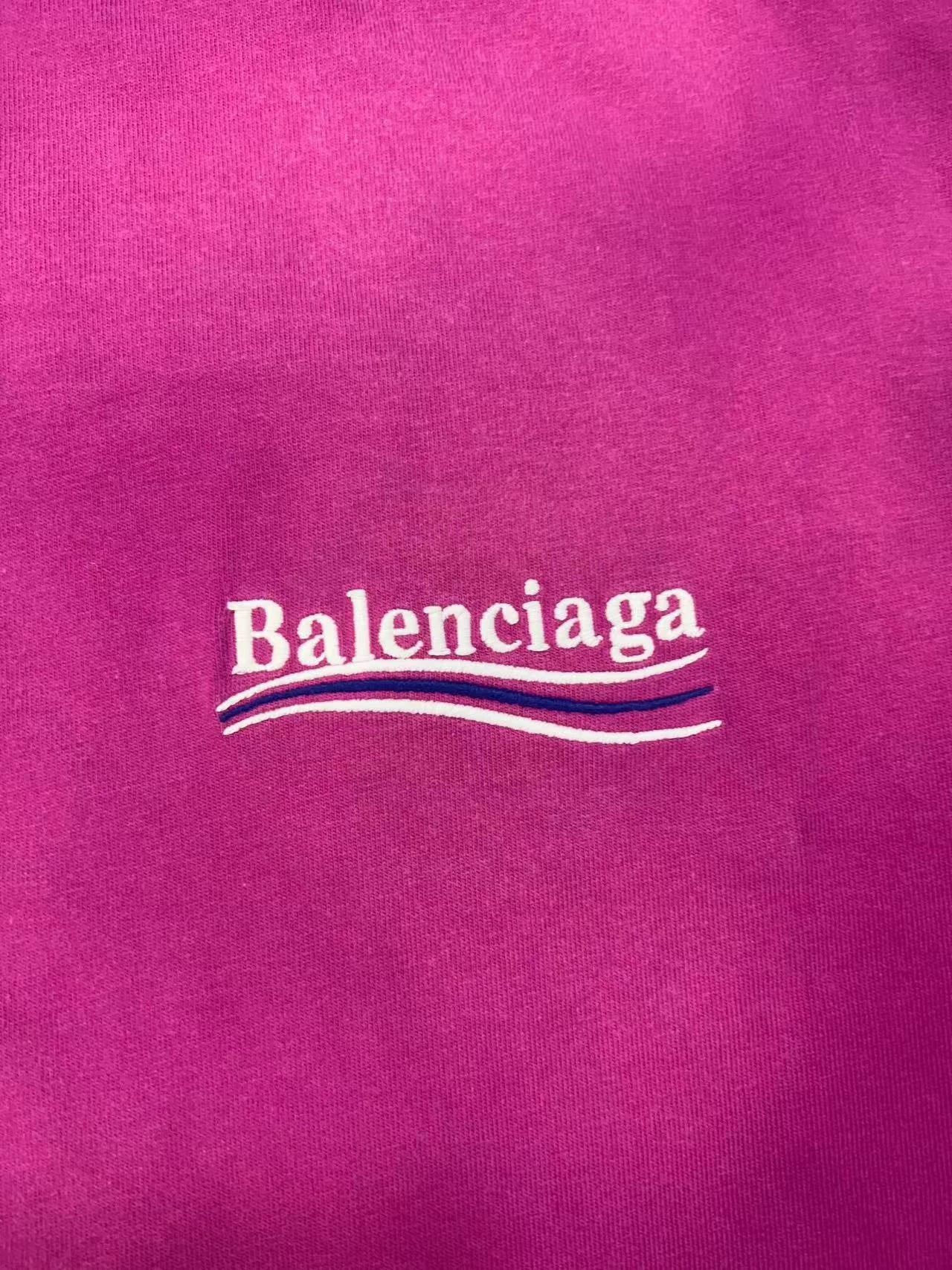 Balenciaga Embroidered Wave Short Sleeves