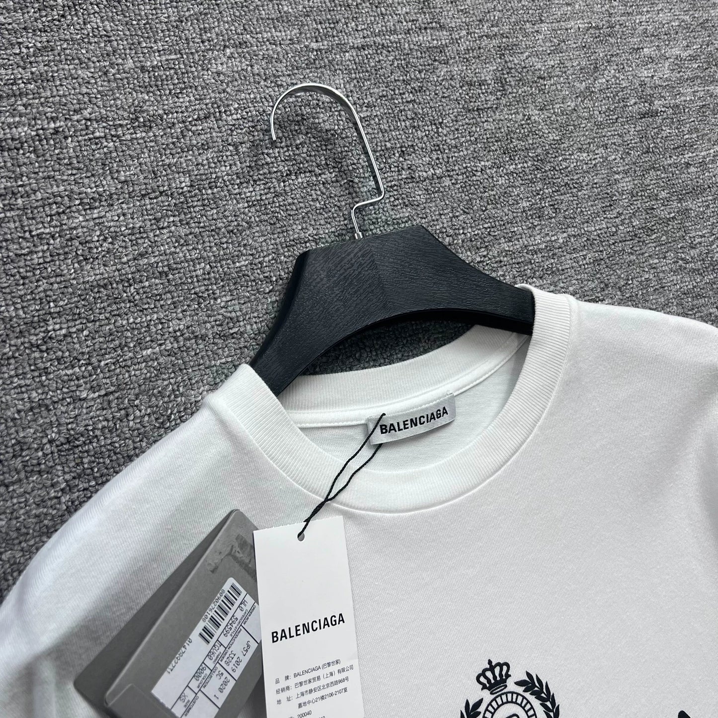 Balenciaga Crown Wheat Ear Short Sleeve