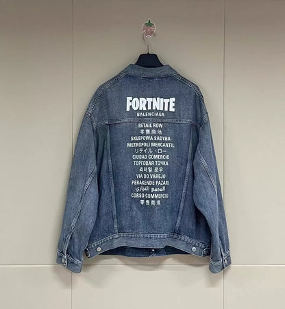 Balenciaga x Fortnite Multi Language Cowboy Jacket for Fortnite Fortnite