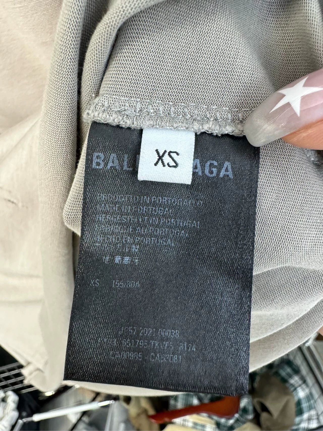 Balenciaga Mosaic Destruction Short Sleeve