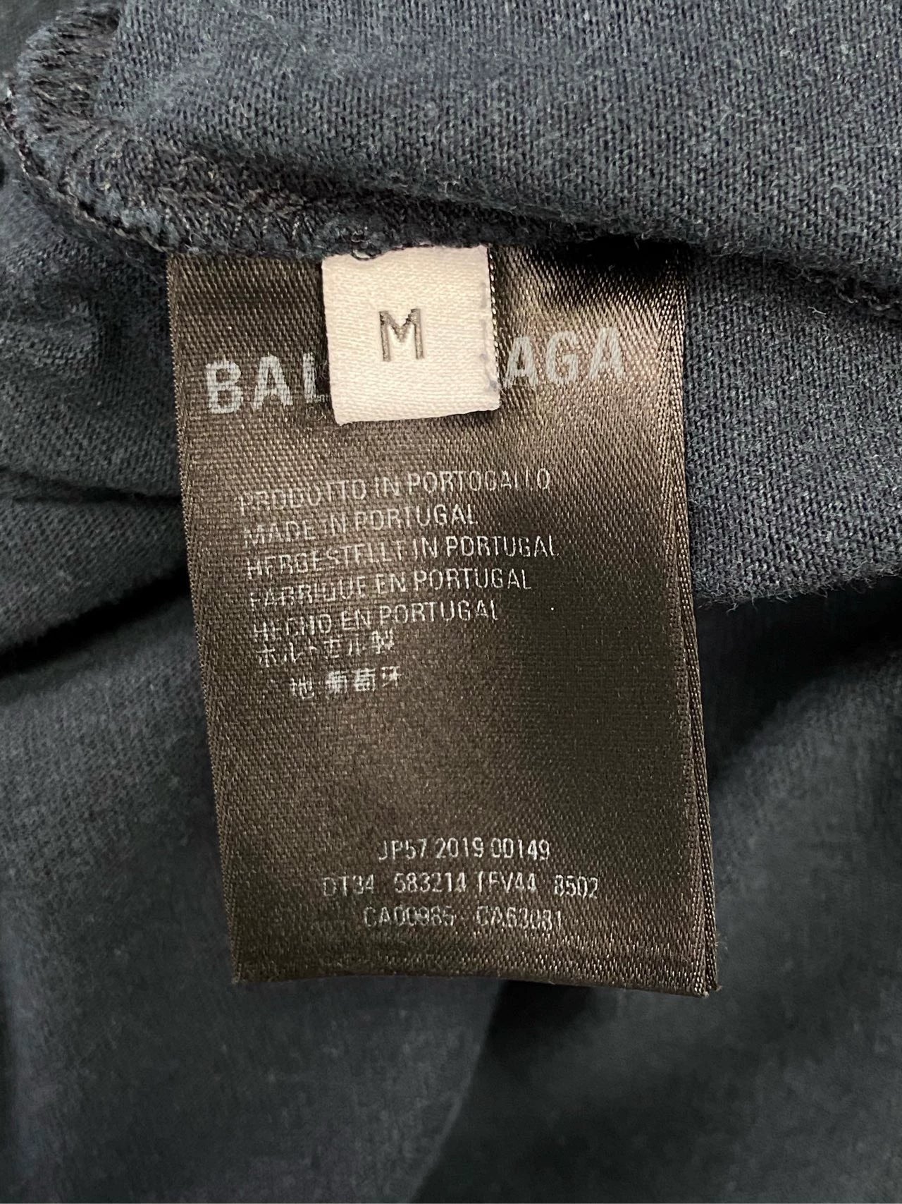 Balenciaga 1917 Embroidered Logo Short Sleeve