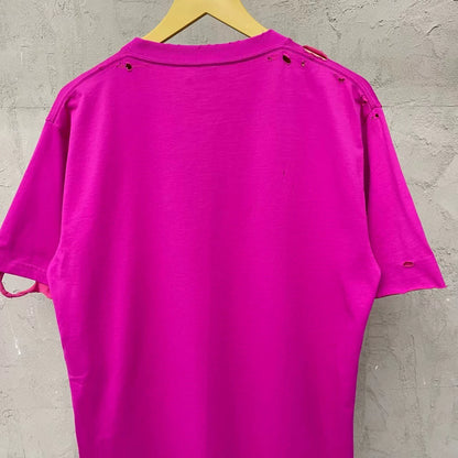 Balenciaga dragon fruit color slogan logo short sleeved T-shirt