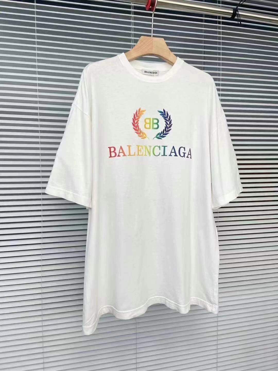 Balenciaga Rainbow Wheat Ear Short Sleeve