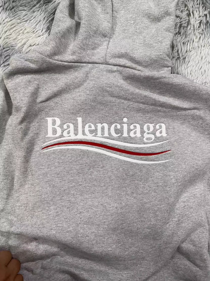 Balenciaga Embroidered Wave Hoodie