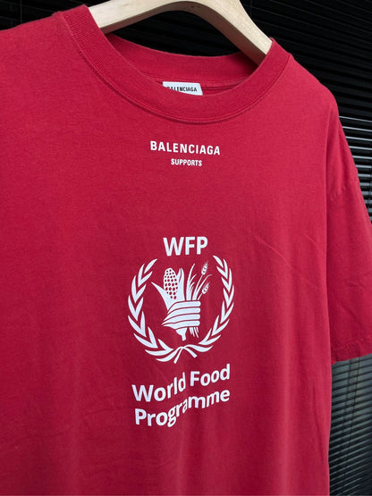 Balenciaga World Food First Generation Short Sleeve T-shirt