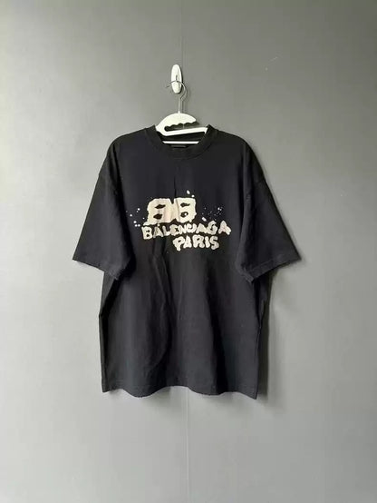 Balenciaga graffiti short sleeved shirt