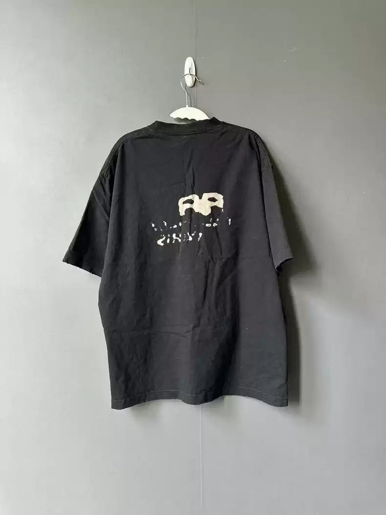 Balenciaga graffiti short sleeved shirt