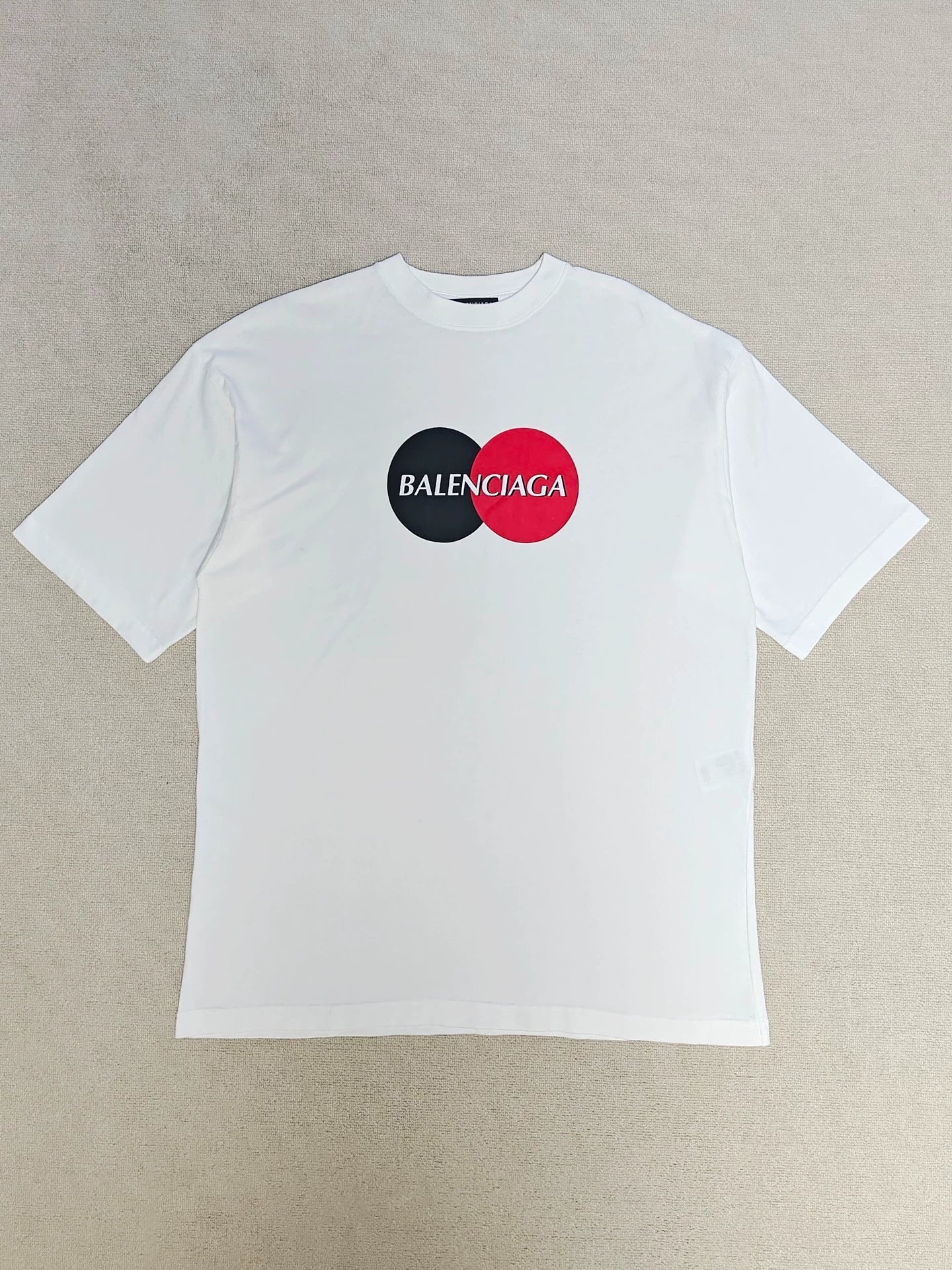 Balenciaga Mastercard logo short sleeved shirt