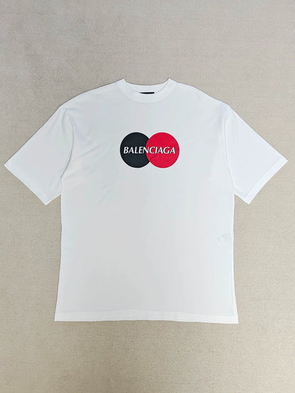 Balenciaga Mastercard logo short sleeved shirt