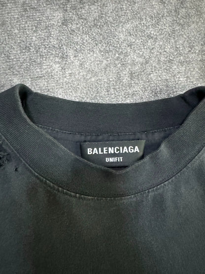 Balenciaga 3b Big Destruction Calendar Short Sleeve