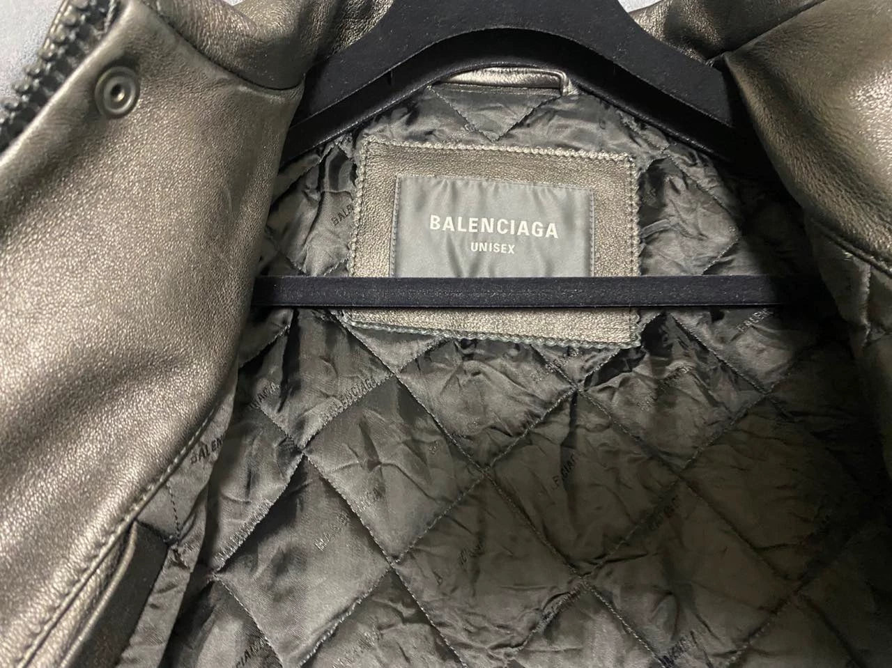 Balenciaga taxi leather jacket