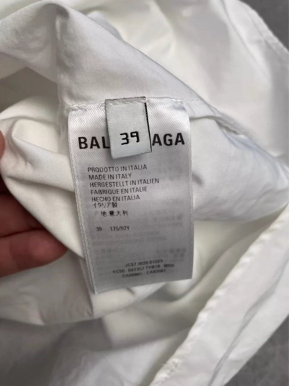 Balenciaga Seven Language Shirt