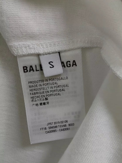 Balenciaga White Crown Logo short sleeve shirt