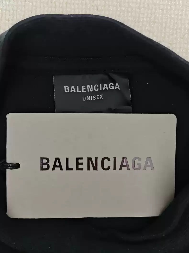 Balenciaga 23SS Convenience Stick Washed Old Short sleeved T-shirt