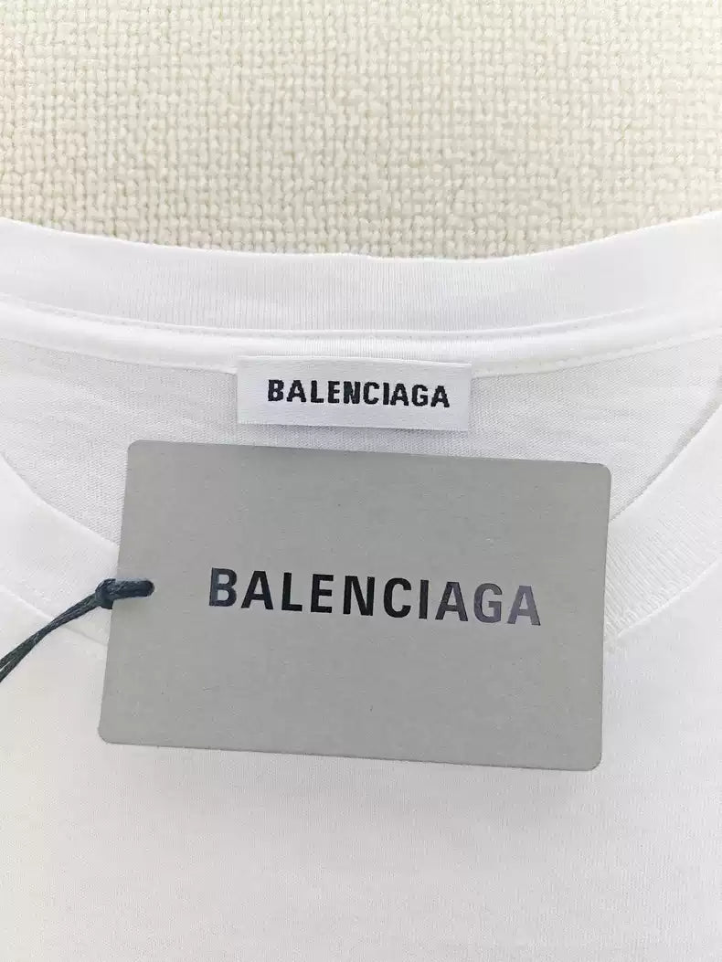 Balenciaga small logo email short sleeved T-shirt