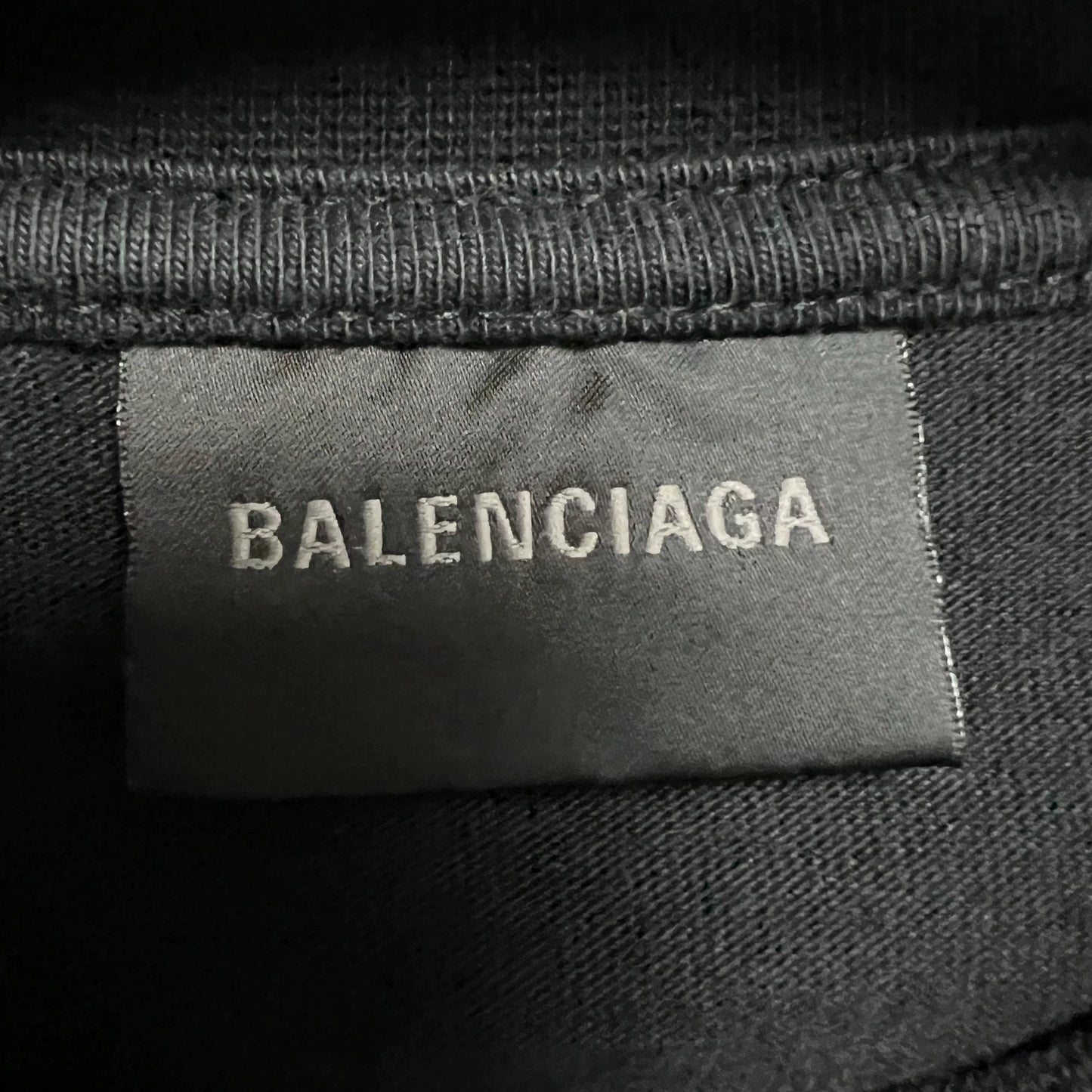 Balenciaga new blurred font short sleeved shirt