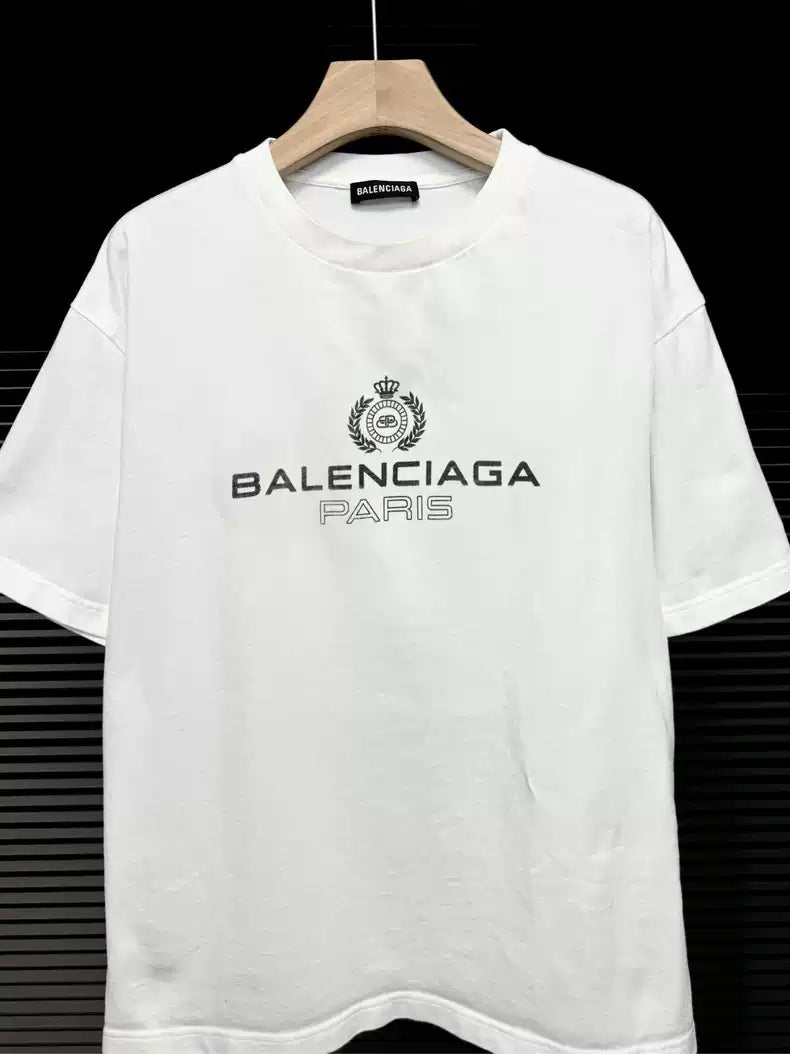 Balenciaga Crown Wheat Ear Lock Short Sleeve