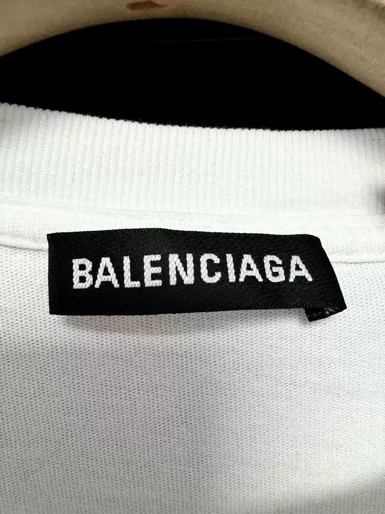 Balenciaga Crown Wheat Ear Lock Short Sleeve