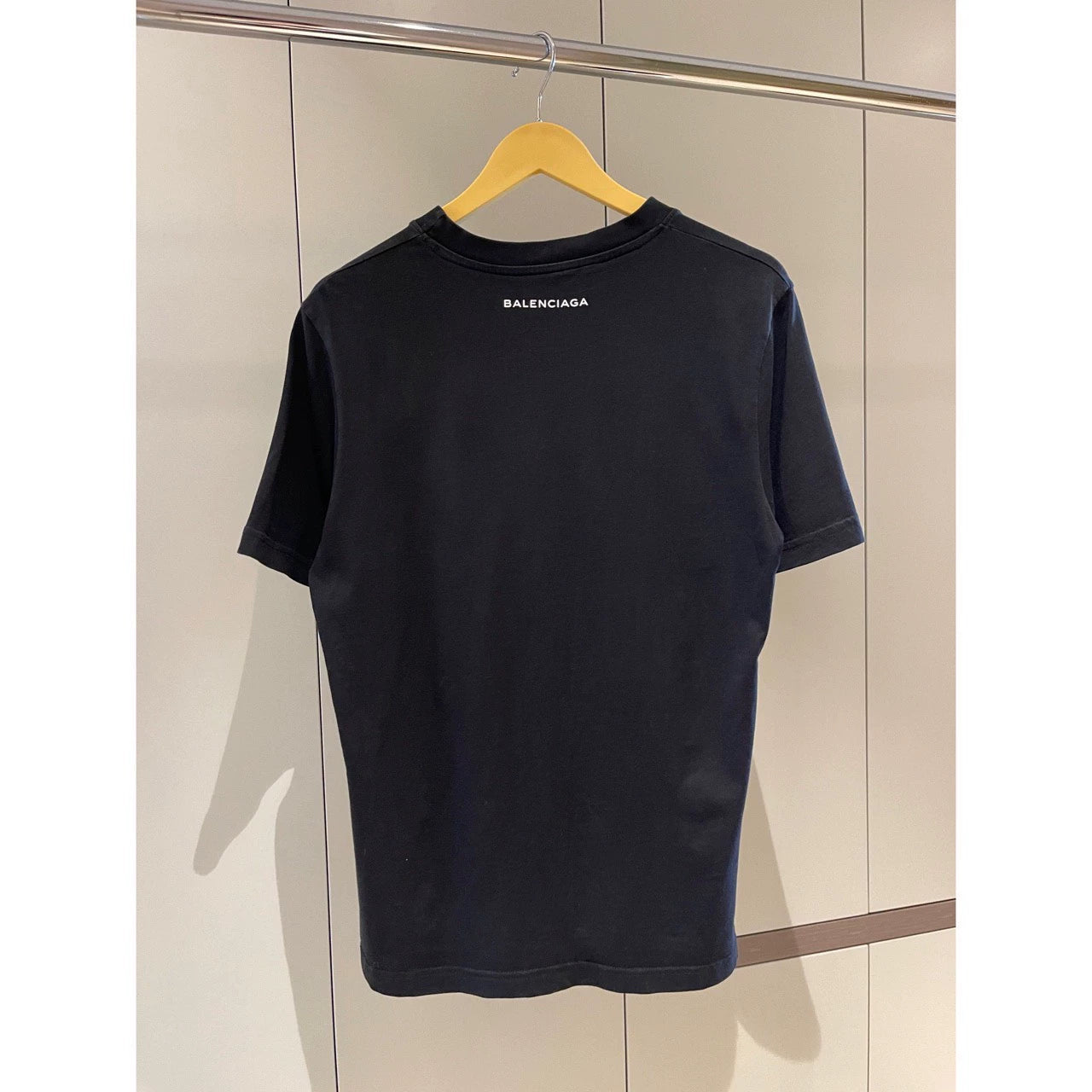 Balenciaga Black Night Print Short Sleeve