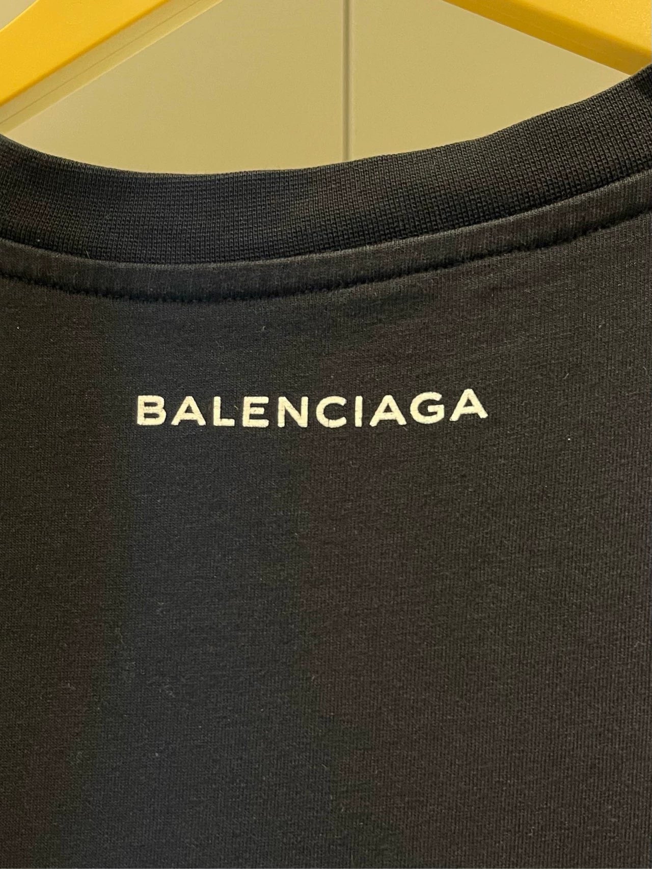 Balenciaga Black Night Print Short Sleeve